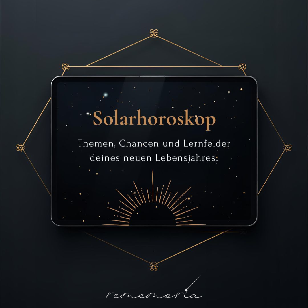Astrologisches Jahreskompass - Dein Solarhoroskop, was sich durch dich entfalten will